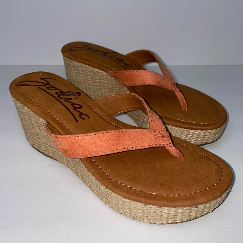Zodiac Thong Wedge Platform Sandals